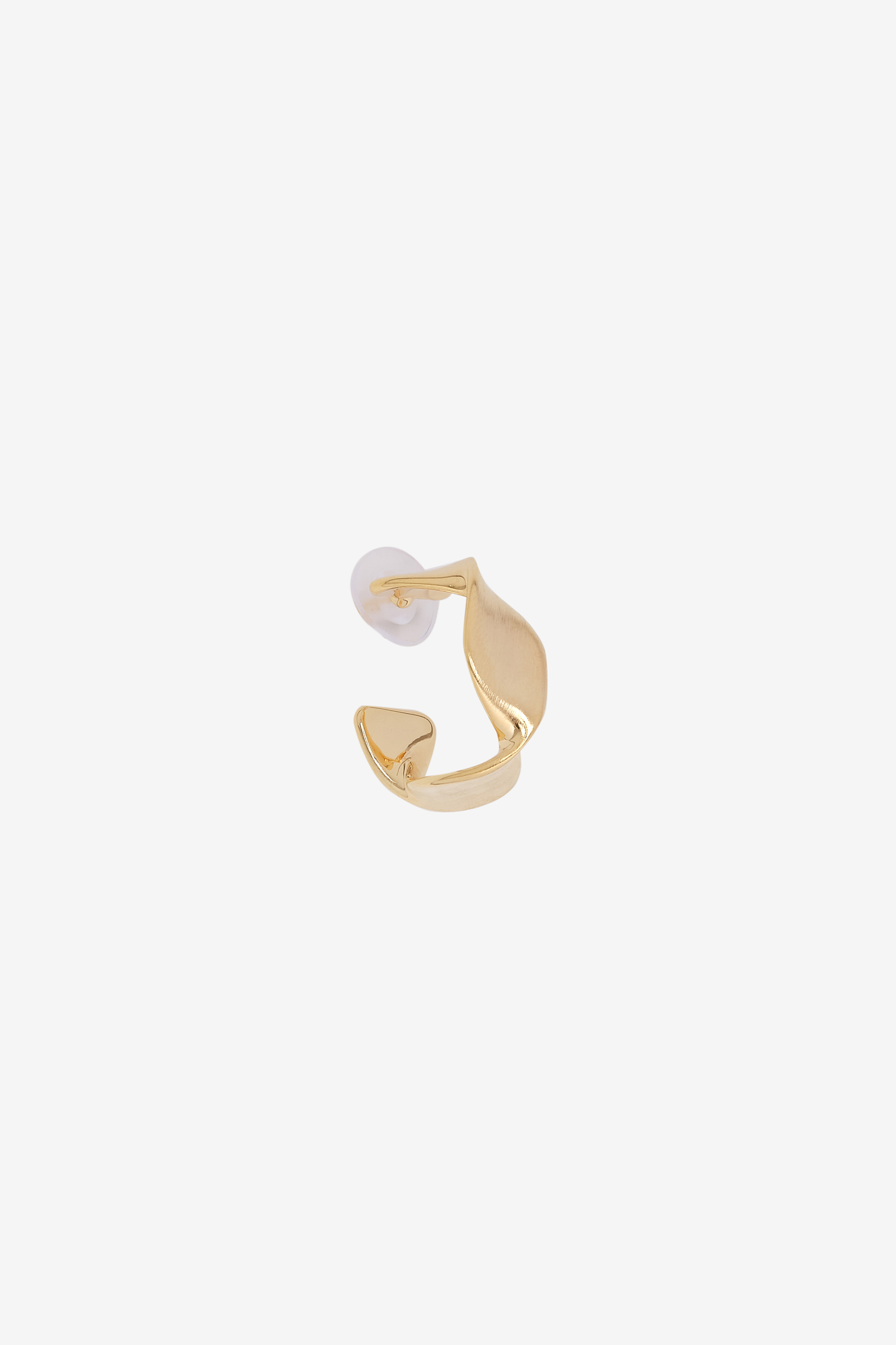 Gold Twist Hoops, , image 3